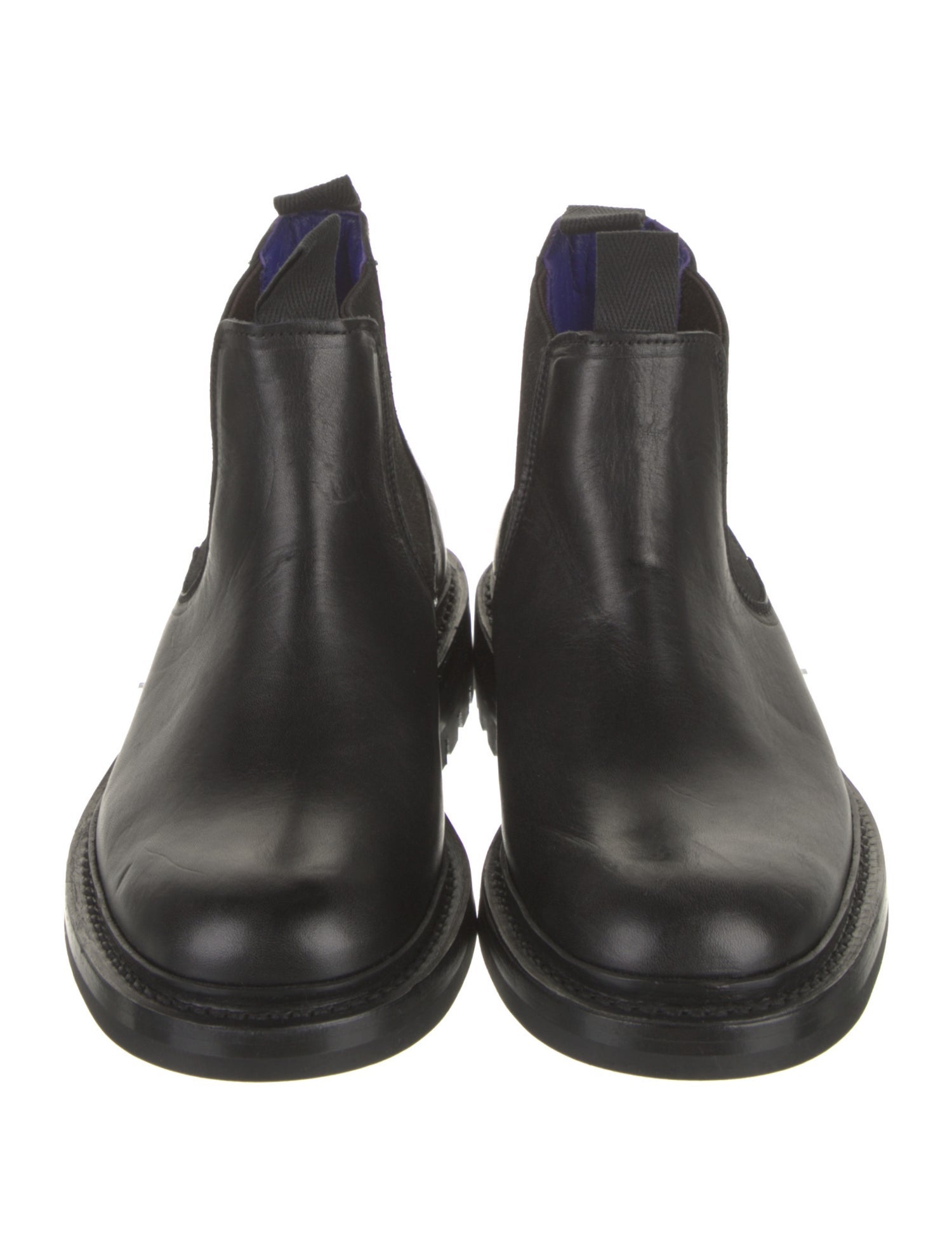 Burberry Leather Chelsea Boots